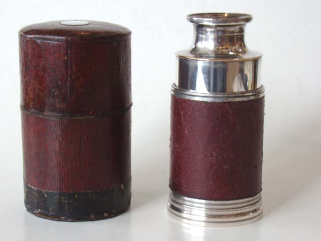 A fine silver mounted Monocular by William Gilbert & Gabriel Wright, London, circa 1790-1805